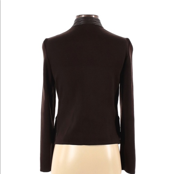 Peter Nygard Leather Jacket 6-8 - Picture 2 of 5